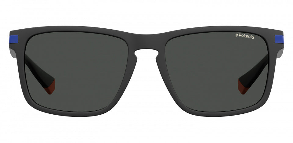 zonnebril 2088/S unisex cat. 3 polycarbonaat zwart/blauw