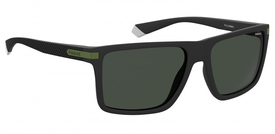 zonnebril 2098/S heren cat. 3 polycarbonaat zwart/groen
