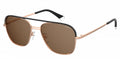 zonnebril 2108/S/X heren cat. 3 piloot RVS koper/brons