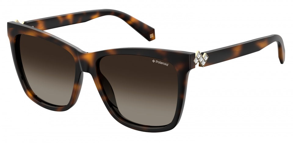 zonnebril 4078/S/X 086/LA dames donkerbruin/bruin