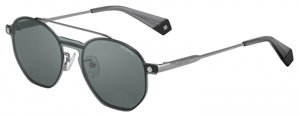 zonnebril 6083/G/CS KB7/M9 heren staal zilver/grijs