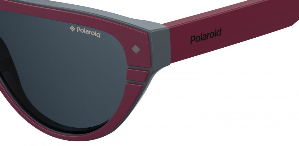 zonnebril 6087 FSF/C3 dames bordeaux met grijze lens