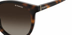zonnebril 6098/S 086/LA unisex rond donkerbruin/bruin