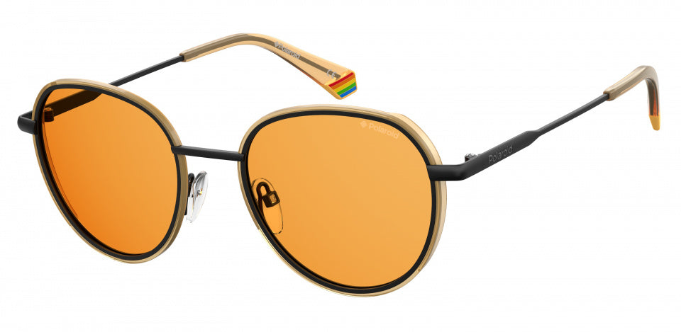 zonnebril 6114/S unisex zwart/oranje
