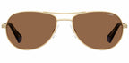 zonnebril 2100/S/X heren piloot cat.1 goud/bruin