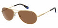 zonnebril 2100/S/X heren piloot cat.1 goud/bruin