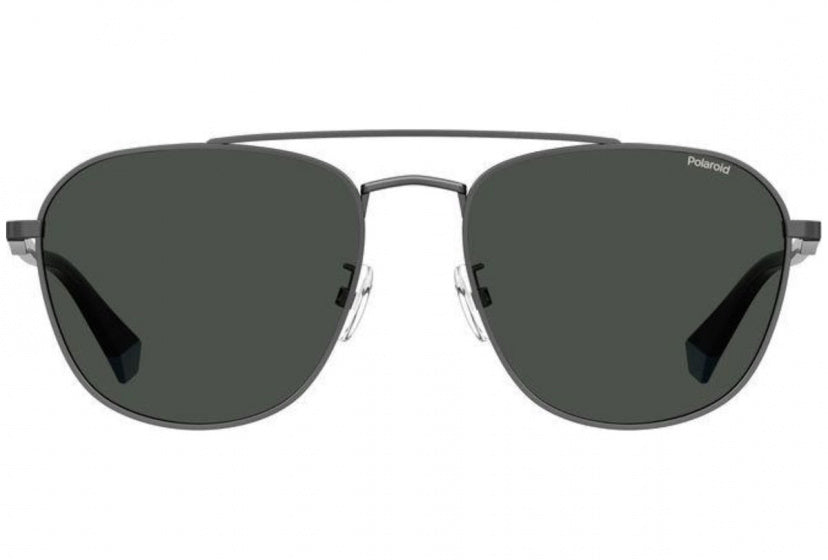 zonnebril PLD 2106/G/S heren RVS 57 mm zwart/grijs