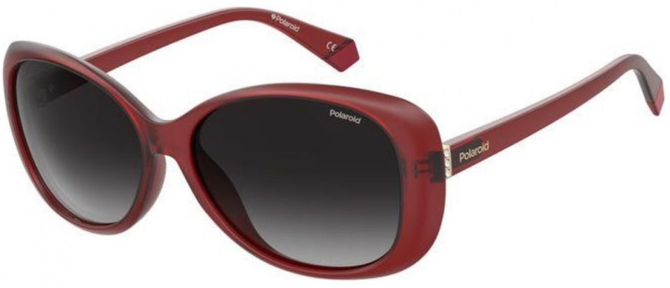 zonnebril PLD 4097/S 085 dames 58 mm rood/grijs