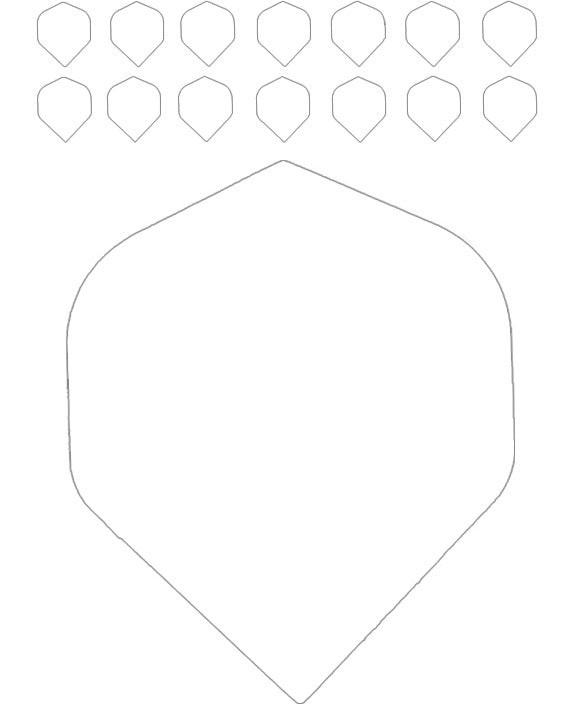 Bull's Polyna Std. White 5-pack