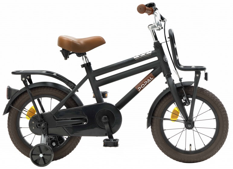 cooper 14 inch 23,5 cm jongens terugtraprem matzwart