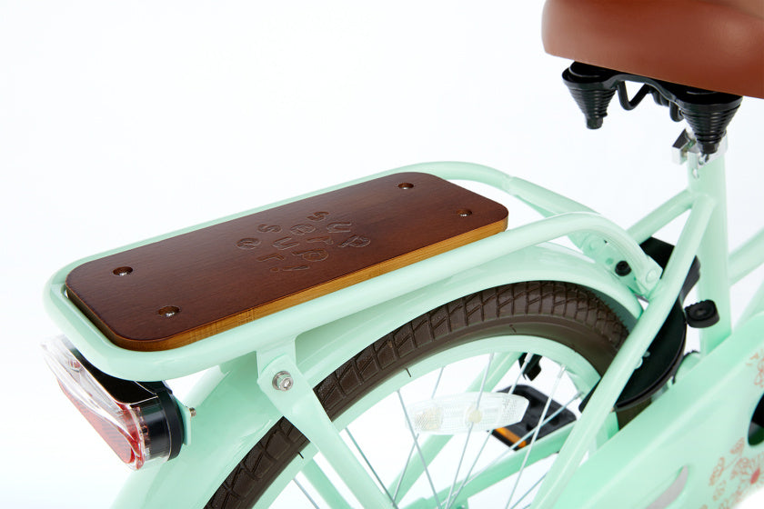 Supersuper Meisjesfiets cooper bamboo 20 staal pistache
