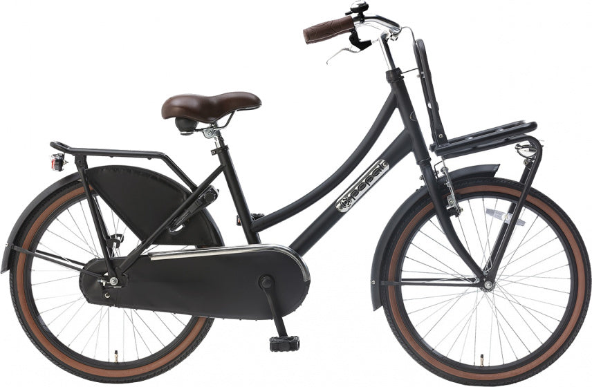 popal | meisjesfiets | daily dutch basic 22 | staal | zwart