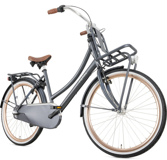 Popal Meisjesfiets daily dutch basic+ 26 :: petrol blue :: 26 inch staal k186