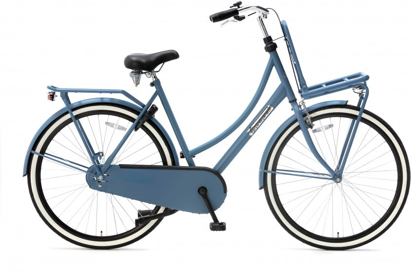 Popal Daily Dutch Basic 28 Inch 57 cm Dames Terugtraprem Blauw
