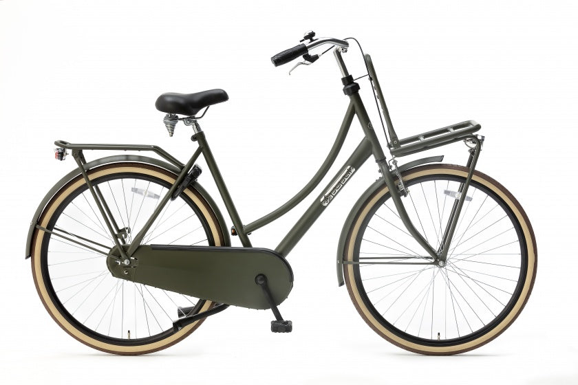 Popal Daily Dutch Basic 28 Inch 57 cm Dames Terugtraprem Legergroen