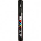 Uni posca verfmarker pc5m zwart - conische punt 2,5 mm