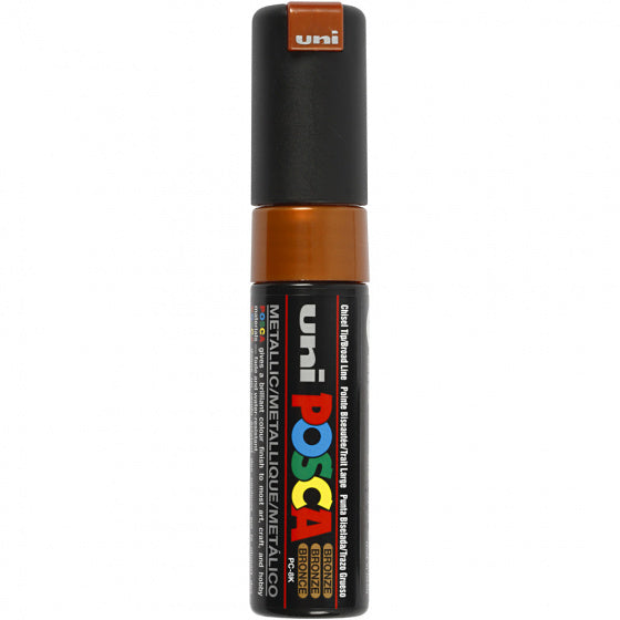 Uni posca verfmarker 8k brons - beitelpunt 8mm