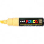 Uni posca verfmarker 8k neon lichtoranje - beitelpunt 8mm