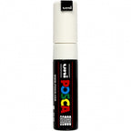 Uni posca verfmarker 8k wit - beitelpunt 8mm