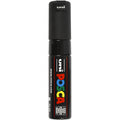 Uni posca verfmarker 8k zwart - beitelpunt 8mm