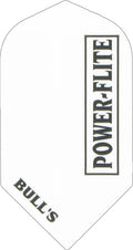 ! Bull's Powerflite L100 Solid Slim White Std.