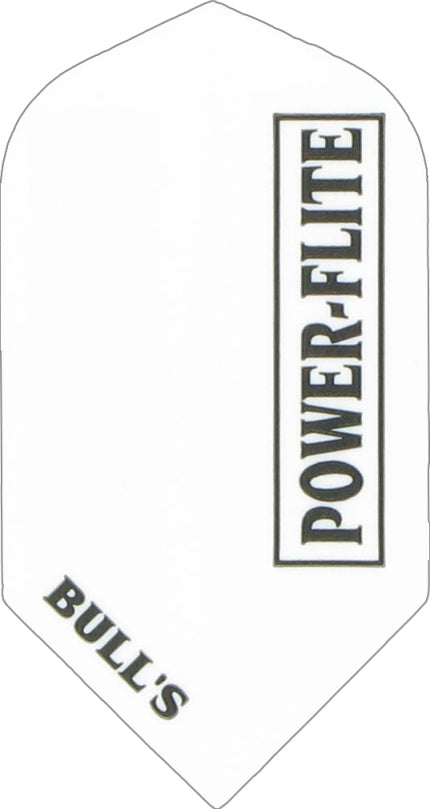 ! Bull's Powerflite L100 Solid Slim White Std.