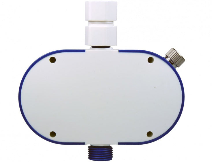 douche-FM-radio H2O 13 cm blauw/wit