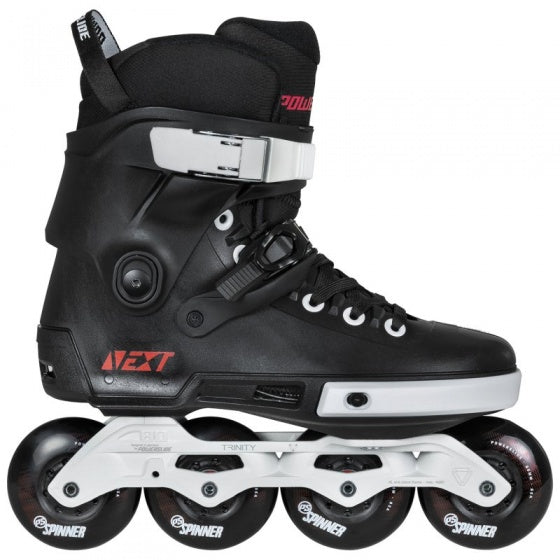 inlineskates Next 80 unisex zwart maat 40-41