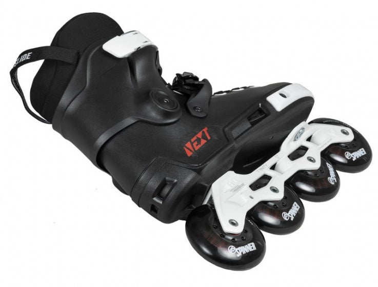 inlineskates Next 80 unisex zwart maat 40-41