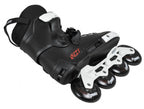 inlineskates Next 80 unisex zwart maat 40-41