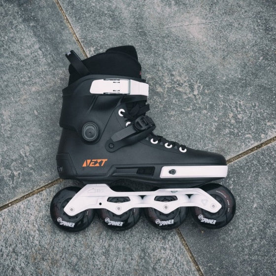 inlineskates Next 80 unisex zwart maat 40-41