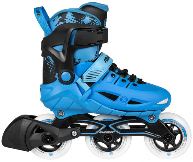 inline skates Phuzion Universe 82A zwart/blauw mt 33-36