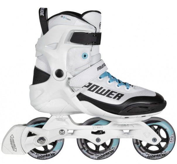 inline skates Phuzion Radon Freeze 90 83A wit maat 36