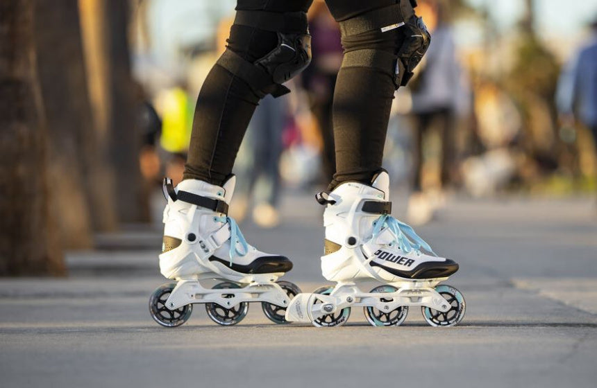 inline skates Phuzion Radon Freeze 90 83A wit maat 36