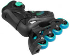 inline skates Joker hardboot 82A zwart/groen mt 34-37