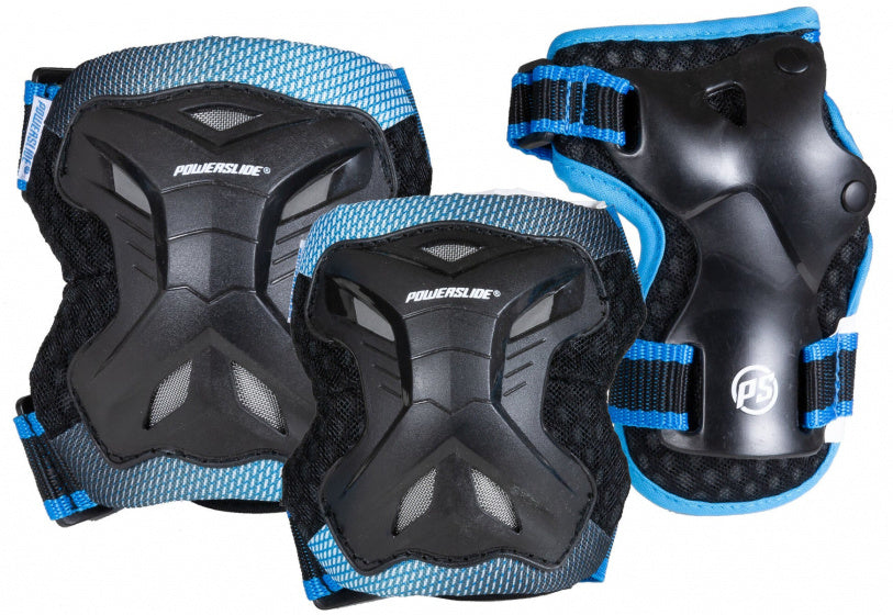 kids Pro-beschermset jongens blauw maat XS