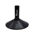 Precision - rubberen voet voor sportpalen cornvervlagstok - diameter 32mm - rubber - zwart
