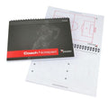 Precision voetbal notitieblok a5 pro-coach zwart 6 stuks.