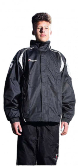 sportjack Ultimate Rain Jacket polyester zwart/wit maat S