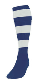 sportsokken Pro junior nylon navy/wit maat 35-39