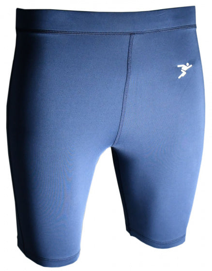 korte thermobroek heren polyester navy mt XXL