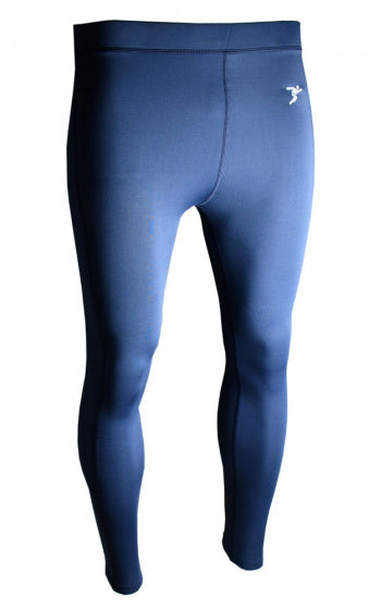 sportlegging basis junior polyester donkerblauw maat l