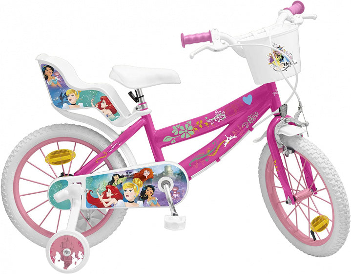 princess 16 inch 25,4 cm meisjes knijprem roze