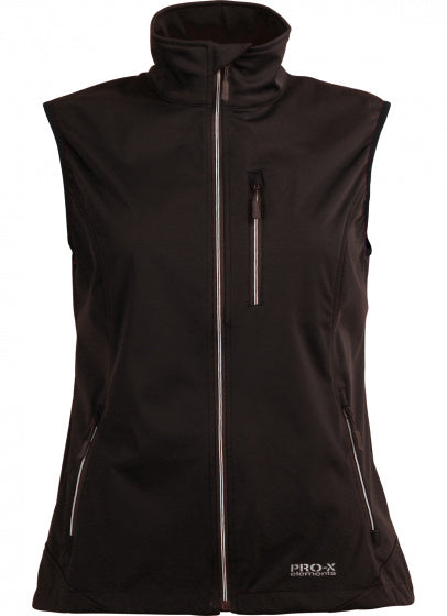 bodywarmer Sina dames polyester zwart maat 38