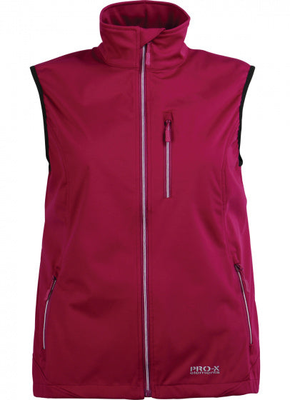 bodywarmer Sina dames polyester rood maat 38