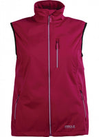 bodywarmer Sina dames polyester rood maat 38