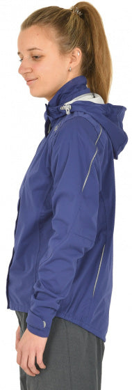 fietsjack Layla dames polyester blauw maat 40