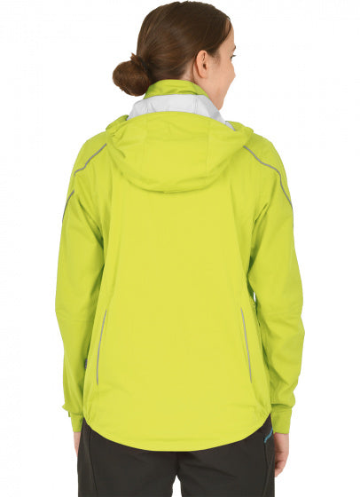 fietsjack Layla dames polyester lime maat 38