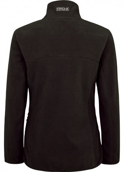 fleecejack Britta dames polyester zwart maat 36