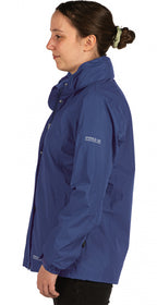 outdoorjas Carrie dames polyester donkerblauw mt 42